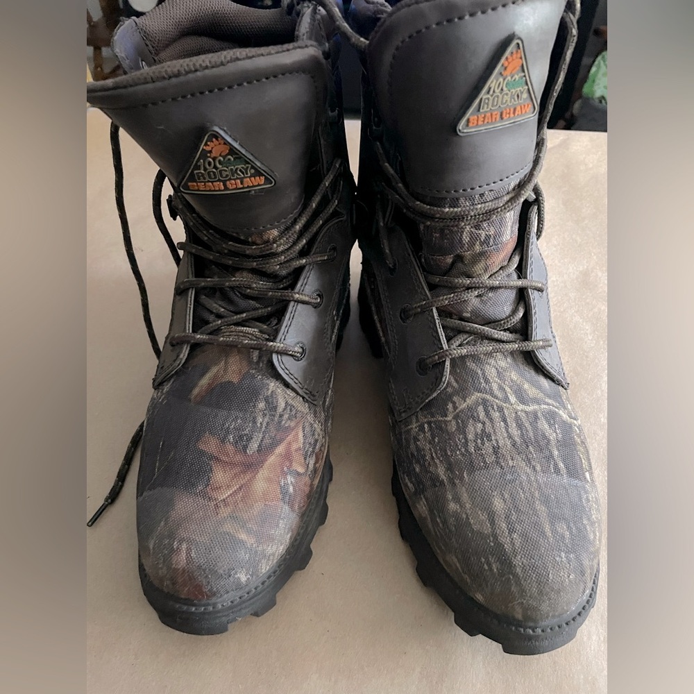 Rocky Camouflage Outdoor Boots Kids 7